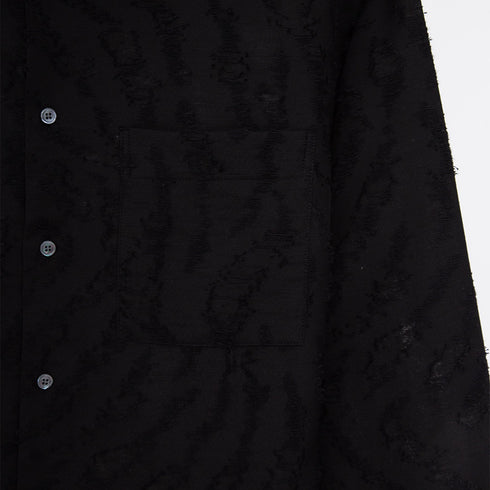 Hello Sunflower Ace Shirt Black 1193 Degli Uberti